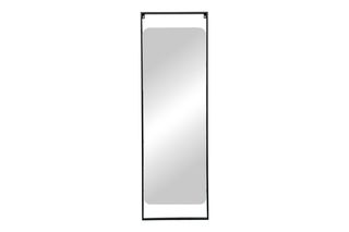 Καθρέπτης "PIZA" από μέταλλο σε μαύρο χρώμα 45x2x140
