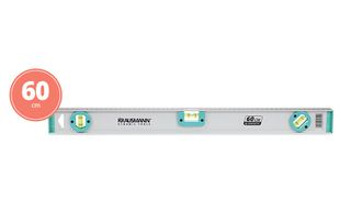 H03075 ΑΛΦΑΔΙ 60cm ΑΛΟΥΜΙΝΙΟΥ ΜΑΓΝΗΤΙΚΟ 3ΜΑΤΙΑ KRAUSMANN