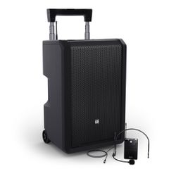 LD Systems ANNY 10 BPH B5 10" Portable powered PA System Wireless Mic Bt - Adam Hall