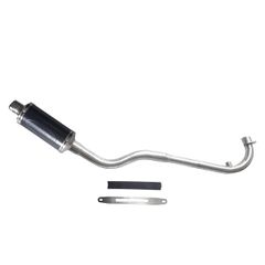 Εξάτμιση PROTECHT με αισθητήρα λάμδα Honda Astrea x 110 / Wave 110 EURO 5 μαύρη κοντό τελικό