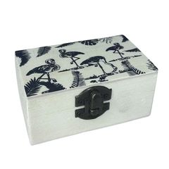 ΞΥΛΙΝΟ ΚΟΥΤΙ ΑΠΟΘΗΚΕΥΣΗΣ ΜΕ ΣΧΕΔΙΑ 10x5x6cm