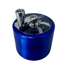 ΤΡΙΦΤΗΣ-GRINDER ΜΕΤΑΛΛΙΚΟΣ ΜΕ ΜΥΛΟ 45 Χ 55mm 3 ΘΕΣΕΩΝ ΜΠΛΕ