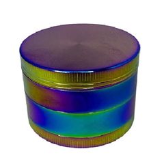 ΤΡΙΦΤΗΣ-GRINDER ΜΕΤΑΛΛΙΚΟΣ  40 Χ 55mm 3 ΘΕΣΕΩΝ ΠΟΛΥΧΡΩΜΟΣ