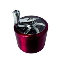ΤΡΙΦΤΗΣ-GRINDER ΜΕΤΑΛΛΙΚΟΣ ΜΕ ΜΥΛΟ ΔΙΑΜΕΤΡΟΣ 60mm 3 ΘΕΣΕΩΝ ΚΟΚΚΙΝΟΣ