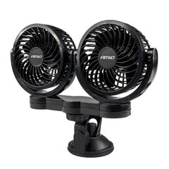 Amio - ΑΝΕΜΙΣΤΗΡΑΣ ΔΙΠΛΟΣ 24V 2χ4''(10,8cm) ΜΕ ΦΙΣ ΑΝΑΠΤΗΡΑ 2 ΤΑΧΥΤΗΤΩΝ ΜΕ ΒΕΝΤΟΥΖΑ PRO SERIES - 1 ΤΕΜ. (03011/AM)