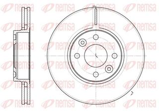 ΔΙΣΚΟΠΛΑΚΑ RENAULT MEGANE ΙΙ ΕΜΠΡΟΣ 260Χ22 - 668310
