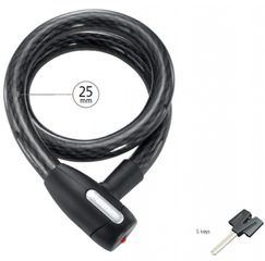 Κλειδαριά Συρματόσχοινο 25mm 110cm Kymco Agility.125i 16+ Cbs Top Case E5 2023 - 2024 09641