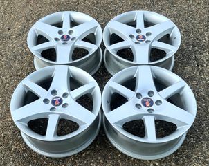 Ζάντες αλουμινίου γνήσιες Saab 9³, 17", 5x110, Ronal Germany, 4 τεμάχια