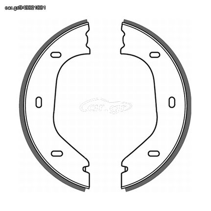 Σετ σιαγόνων φρένων, χειρόφρενο ALFA ROMEO AR 6, GTV, SPIDER; BMW 2500-3.3 (E3), 2.5-3.2 (E9), 3 (E21), 3 (E30), 5 (E12), 6 (E24), 7 (E23), Z1; PEUGEOT 504 1.6-3.5 10.68-06.94