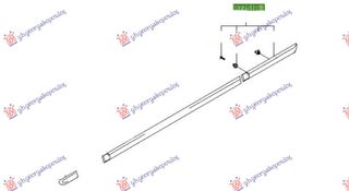 ΦΑΣΑ ΠΙΣΩ ΦΤΕΡΟΥ (Γ) ΑΡΙΣΤΕΡΗ ΠΛΕΥΡΑ για HYUNDAI ACCENT H/B 99-02