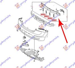 ΤΡΑΒΕΡΣΑ ΠΡΟΦΥΛ. ΠΙΣΩ (Γ)  για KIA CEED 3D 07-10