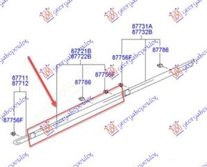 ΦΑΣΑ ΠΟΡΤΑΣ ΕΜΠΡΟΣ ΔΕΞΙΑ ΠΛΕΥΡΑ για HYUNDAI MATRIX 08-10