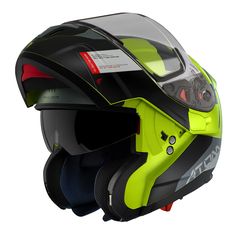 Κράνος MT Atom SV Gorex C3 Fluo κίτρινο matt