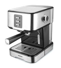 Heinner HEM-850IXBK Χειροκίνητη Μηχανή Espresso 850W Πίεσης 15bar, Ασημί