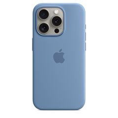 Apple iPhone 15 Pro Silicone Case with MagSafe - Winter Blue (MT1L3ZM/A)