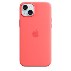 Apple iPhone 15 Plus Silicone Case with MagSafe - Guava (MT163ZM/A)