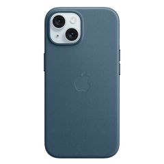 Apple FineWoven Case with MagSafe for iPhone (15 Plus Pacific Blue) (MT4D3ZM/A )