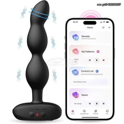 LOVENSE RIDGE App controlled Vibrating and Rotating Anal Beads