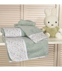 Oliver Baby σετ πετσέτες μέντα 2 τεμ σχέδιο 403-1 100% βαμβάκι 450 ΓΡΜ/ΤΜ - 30Χ50 70Χ120