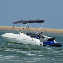 Τέντα Σκάφους με 3 Αψίδες Τοιχώματα 183x(137-152)x137 εκ. 94818
