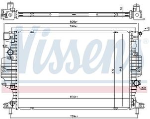 Ψυγείο Νερού FORD S-MAX MPV / ΠΟΛΥΜΟΡΦΙΚΑ / 5dr 2015 - 2.0 TDCi  ( UFCA,UFCB  ) (120 hp ) Πετρέλαιο #319106300