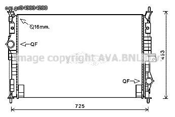 Ψυγείο Νερού CITROEN C4 PICASSO MPV / ΠΟΛΥΜΟΡΦΙΚΑ / 5dr 2014 - 2016 1.2 THP 110  ( HNZ (EB2DT)  ) (110 hp ) Βενζίνη #198106300