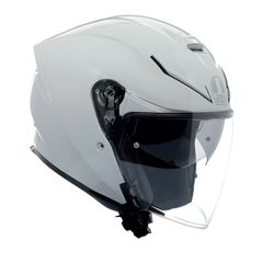 AGV K5 JET EVO MONO STELVIO WHITE - MOTORBIKE OPEN FACE HELMET E2206
