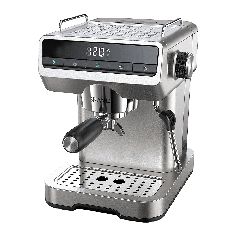 Finlux FEM-1866 Χειροκίνητη Μηχανή Espresso 1150W Πίεσης 20bar, Ασημί