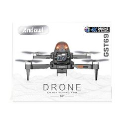 Drone με χειριστήριο συμβατό με Smartphone Andowl GST69 Μαύρο