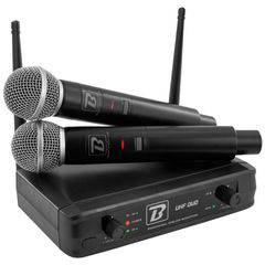 BOOMTONE DJ UHF Duo x2 Wireless Handheld Microphone & Dual Receiver System - BOOMTONE DJ
