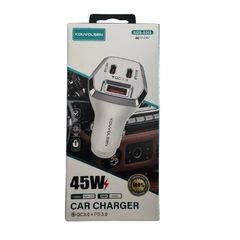 Kouvolsen KOS-5013 Car Charger 45W USB-CX2 USBX1