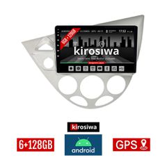 KIROSIWA 6+128GB FORD FOCUS (1998 - 2004) Android οθόνη αυτοκίνητου 6GB με GPS WI-FI (ηχοσύστημα αφής 9" ιντσών Youtube Playstore MP3 USB Radio Bluetooth Mirrorlink DSP Apple Carplay Android Auto 4x60