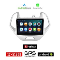 KIROSIWA FORD KA (μετά το 2017) Android οθόνη αυτοκίνητου 12GB + 512GB με GPS WI-FI (ηχοσύστημα αφής 9" ιντσών Android Auto Apple Carplay Youtube Playstore MP3 USB Radio Bluetooth Mirrorlink εργοστασι