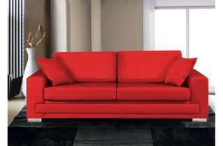 Καναπές - Διθέσιος Matu, 145x90x71cm, Κόκκινο - PL5279