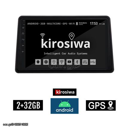 KIROSIWA 2+32GB RENAULT EXPRESS (μετά το 2020) Android οθόνη αυτοκίνητου 2GB με GPS WI-FI (ηχοσύστημα αφής 9" ιντσών Youtube Playstore MP3 USB Radio Bluetooth Mirrorlink εργοστασιακή, 4x60W, AUX)