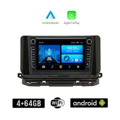 SKODA OCTAVIA 8 (μετά το 2021) Android οθόνη αυτοκίνητου 4+64GB με GPS WI-FI (ηχοσύστημα αφής 8" ιντσών 4GB CarPlay Android Auto Car Play Youtube Playstore MP3 USB Radio Bluetooth Mirrorlink εργοστασι