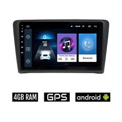 SKODA RAPID (μετά το 2012) Android οθόνη αυτοκίνητου 4GB με GPS WI-FI (ηχοσύστημα αφής 9" ιντσών OEM Youtube Playstore MP3 USB Radio Bluetooth Mirrorlink εργοστασιακή, 4x60W, AUX)