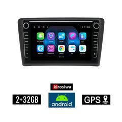 SKODA RAPID (μετά το 2012) Android οθόνη αυτοκίνητου 2GB με GPS WI-FI (ηχοσύστημα αφής 8" ιντσών Youtube Playstore MP3 USB Radio Bluetooth Mirrorlink εργοστασιακή, 4x60W, Navi)