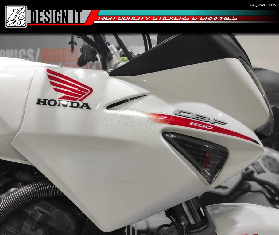 ΑΥΤΟΚΟΛΛΗΤΑ FAIRING TAIL ΔΙΑΦΑΝΟ & WHEEL RIMS- HONDA CBF 600