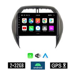 KIROSIWA 2+32GB TOYOTA RAV 4 (2000-2006) CLIMA Android οθόνη αυτοκίνητου 2GB με GPS WI-FI (ηχοσύστημα αφής 9" ιντσών Youtube Playstore MP3 USB Radio Bluetooth Mirrorlink εργοστασιακή, 4x60W, AUX)