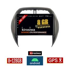 KIROSIWA 8GB + 128GB TOYOTA RAV 4 (2000-2006) CLIMA Android οθόνη αυτοκίνητου με GPS WI-FI (ηχοσύστημα αφής 9" ιντσών Youtube Playstore MP3 USB Radio Bluetooth Mirrorlink DSP Apple Carplay Android Aut
