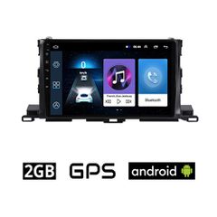 TOYOTA HIGHLANDER (2014 - 2019) Android οθόνη αυτοκίνητου 2GB με GPS WI-FI (ηχοσύστημα αφής 10" ιντσών OEM Youtube Playstore MP3 USB Radio Bluetooth Mirrorlink εργοστασιακή, 4x60W)