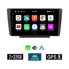 KIROSIWA 2+32GB SKODA OCTAVIA 5 (2005 - 2012) Android οθόνη αυτοκίνητου 2GB με GPS WI-FI (ηχοσύστημα αφής 9" ιντσών Youtube Playstore MP3 USB Radio Bluetooth Mirrorlink εργοστασιακή, 4x60W)