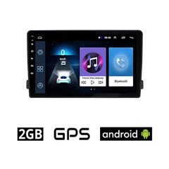 FORD Android οθόνη αυτοκίνητου 2GB με GPS WI-FI (ηχοσύστημα αφής 9" ιντσών OEM Youtube Playstore C-Max Fiesta Focus Fusion Kuga Mondeo S-Max MP3 USB Radio Bluetooth Mirrorlink εργοστασιακή, 4x60W