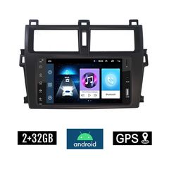 TOYOTA VERSO S (2010 - 2016) Android οθόνη αυτοκίνητου 2GB με GPS WI-FI (ηχοσύστημα αφής 7" ιντσών OEM Android Auto Apple Carplay Youtube Playstore MP3 USB Radio Bluetooth Mirrorlink εργοστασιακή