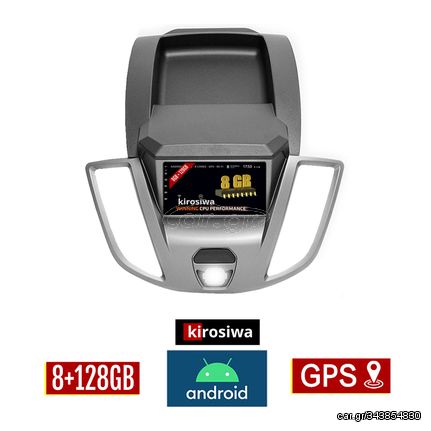 KIROSIWA 8GB + 128GB FORD TRANSIT (μετά το 2014) Android οθόνη αυτοκίνητου με GPS WI-FI (ηχοσύστημα αφής 7" ιντσών Youtube Playstore MP3 USB Radio Bluetooth Mirrorlink DSP Apple Carplay Android A