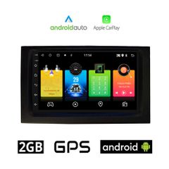 SKODA FABIA (2000 - 2007) Android οθόνη αυτοκίνητου 2GB με GPS WI-FI (ηχοσύστημα αφής 7" ιντσών OEM Android Auto Apple Carplay Youtube Playstore MP3 USB Radio Bluetooth Mirrorlink εργοστασιακή, 4x60W,