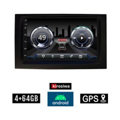 KIROSIWA 4+64GB SKODA FABIA (2000 - 2007) Android οθόνη αυτοκίνητου 4GB με GPS WI-FI (ηχοσύστημα αφής 7" ιντσών Youtube Playstore MP3 USB Radio Bluetooth Mirrorlink DSP 4x60W Apple Carplay Android Aut