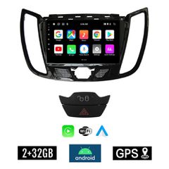 KIROSIWA 2+32GB FORD KUGA (2010 - 2019) Android οθόνη αυτοκίνητου 2GB με GPS WI-FI (ηχοσύστημα αφής 7" ιντσών Youtube Playstore MP3 USB Radio Bluetooth Mirrorlink εργοστασιακή, 4x60W, AUX)