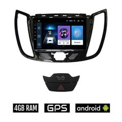 FORD KUGA (2010 - 2019) Android οθόνη αυτοκίνητου 4GB με GPS WI-FI (ηχοσύστημα αφής 7" ιντσών OEM Youtube Playstore MP3 USB Radio Bluetooth Mirrorlink εργοστασιακή, 4x60W, AUX)